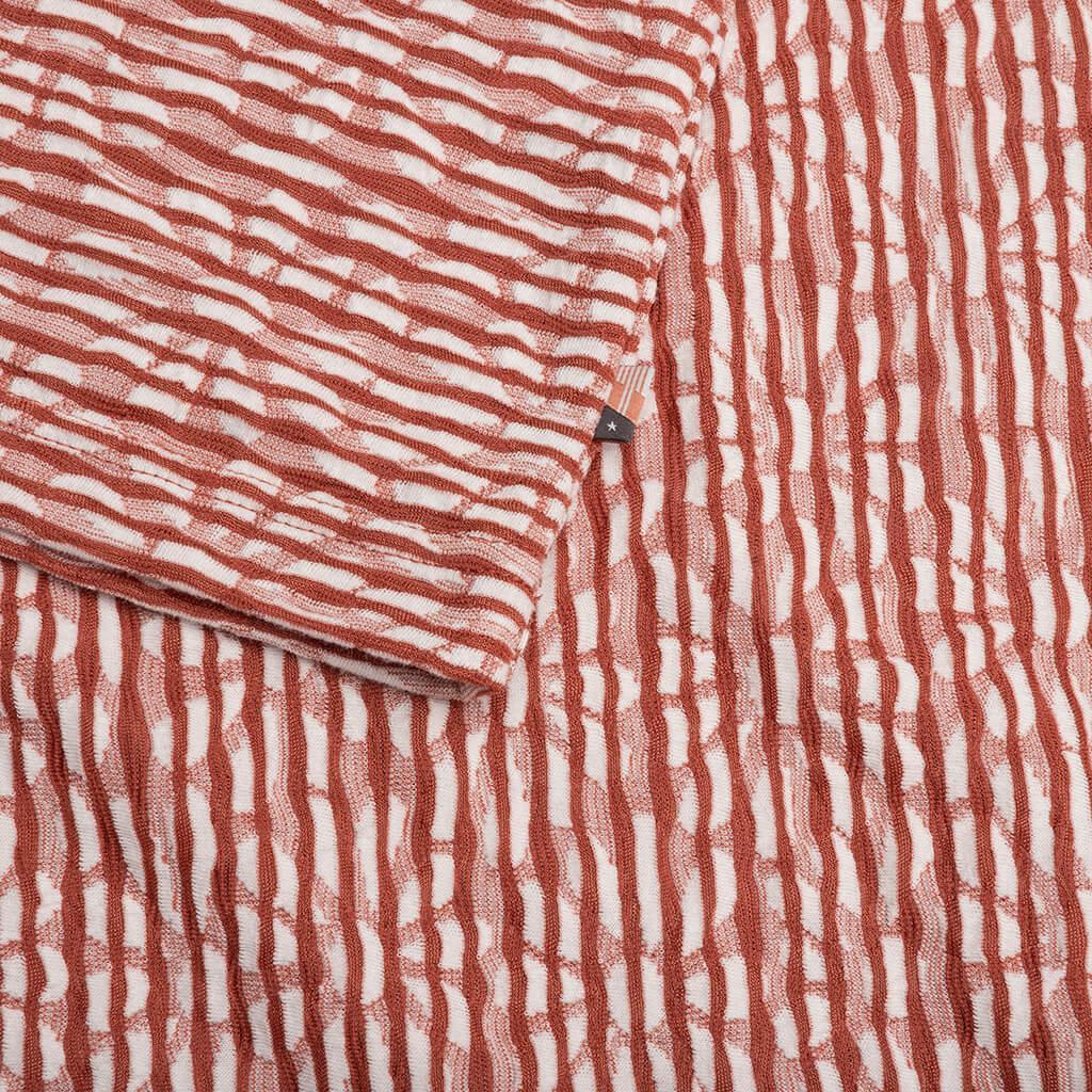 Stripe Box Tee - Brick Male Product Image