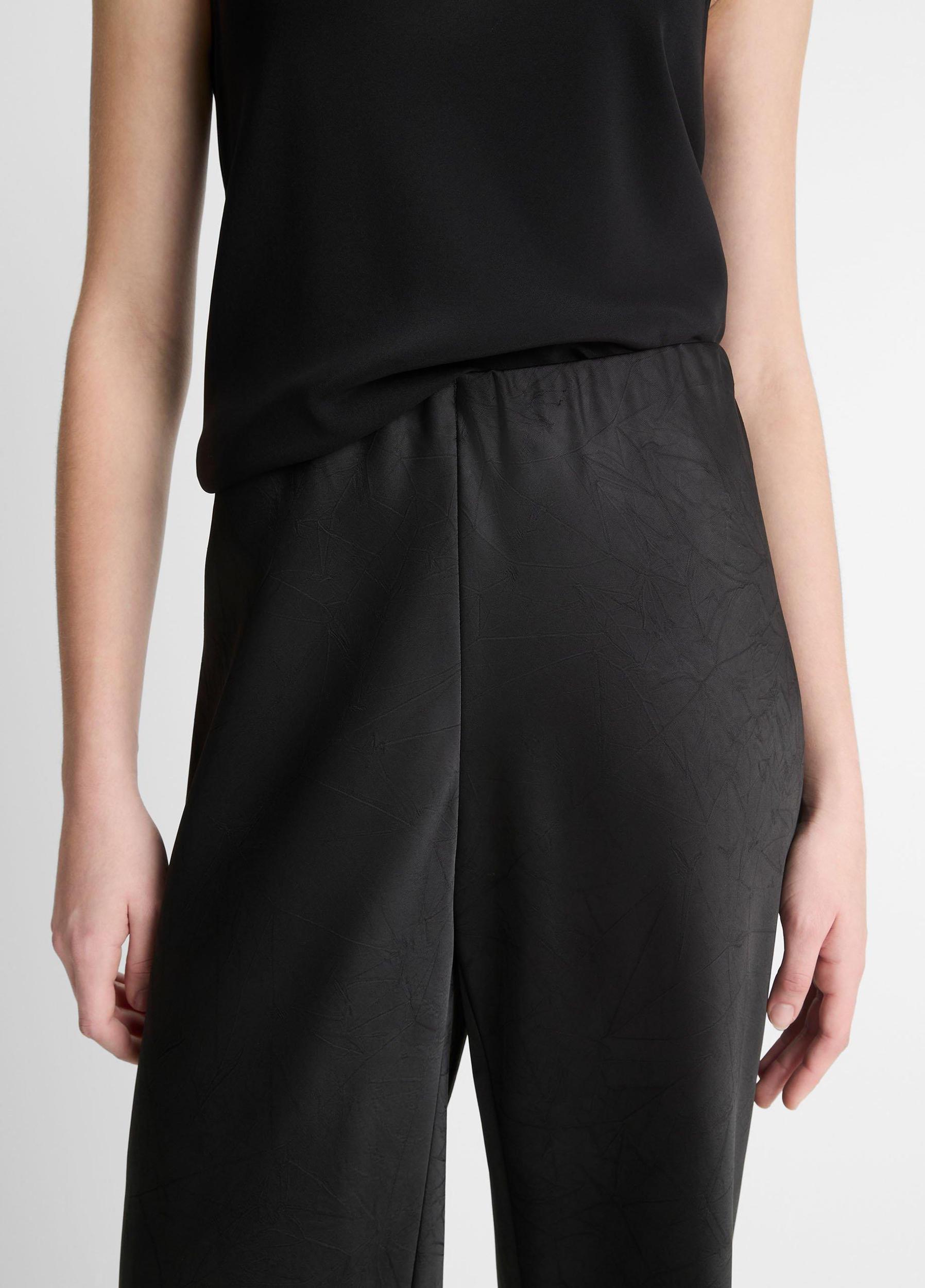 Womens Fluid Satin Bias Pant, Black, Size S Vince Product Image