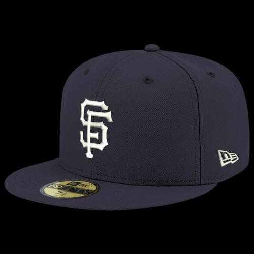 Men's New Era Navy San Francisco Giants White Logo 59FIFTY Fitted Hat, Size: 7 7/8, Blue Product Image