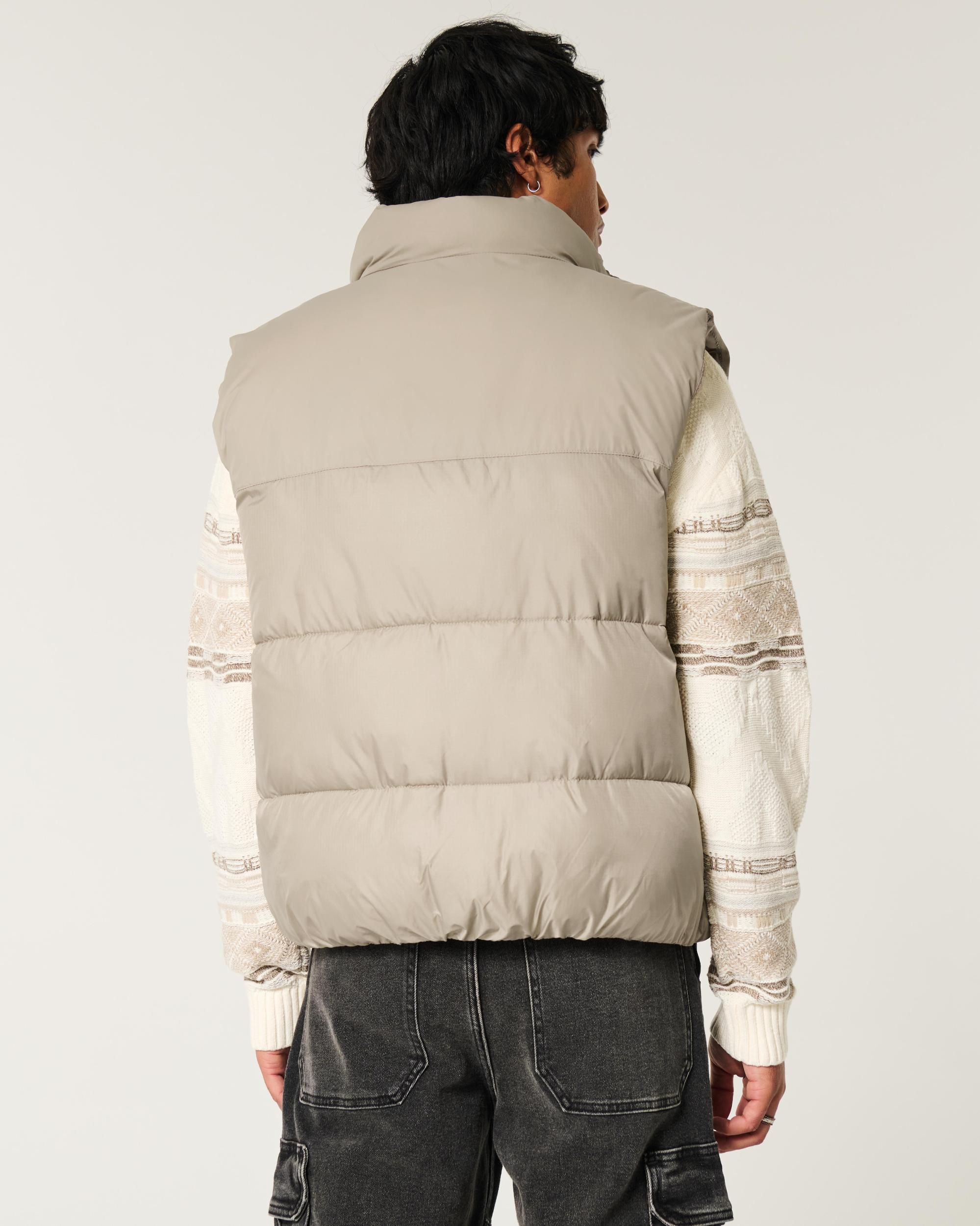Zip-Up Puffer Vest Product Image