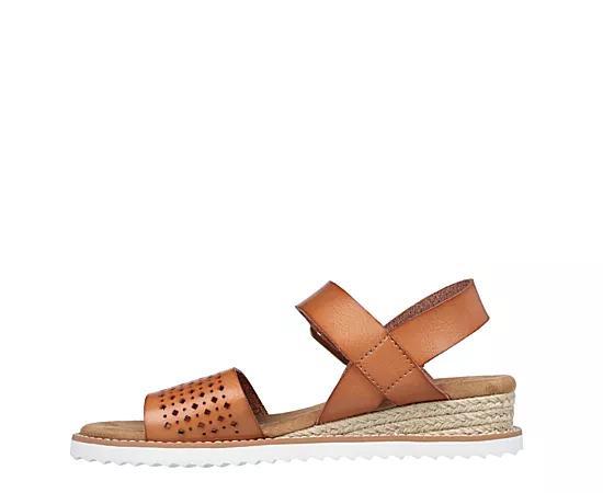 BOBS by Skechers™ Desert Kiss Sunny Flair Women's Sandals, Size: 7.5, Luggage Product Image