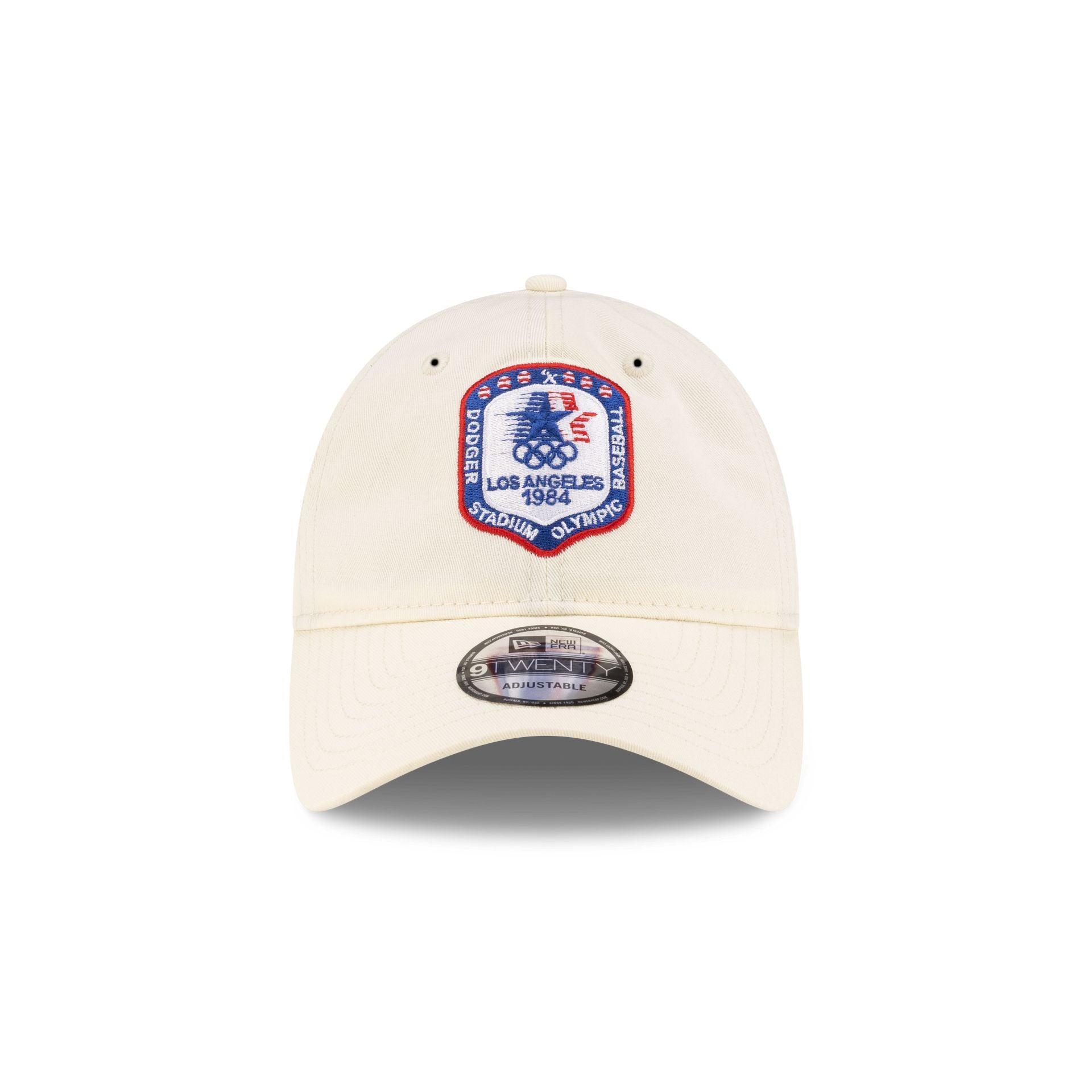 Los Angeles Dodgers 1984 Olympics Chrome White 9TWENTY Adjustable Hat Male Product Image