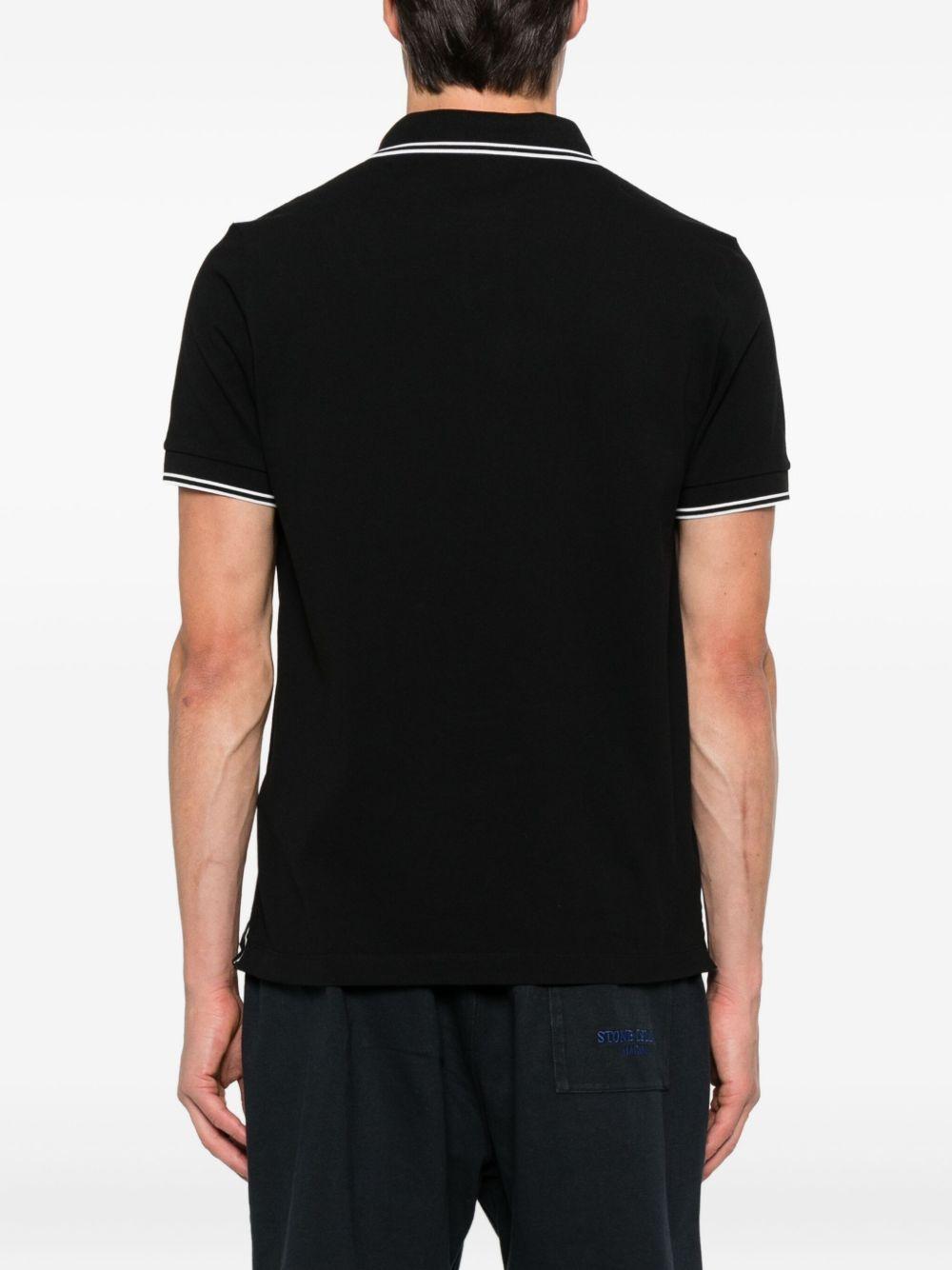 Compass-patch polo shirt Product Image