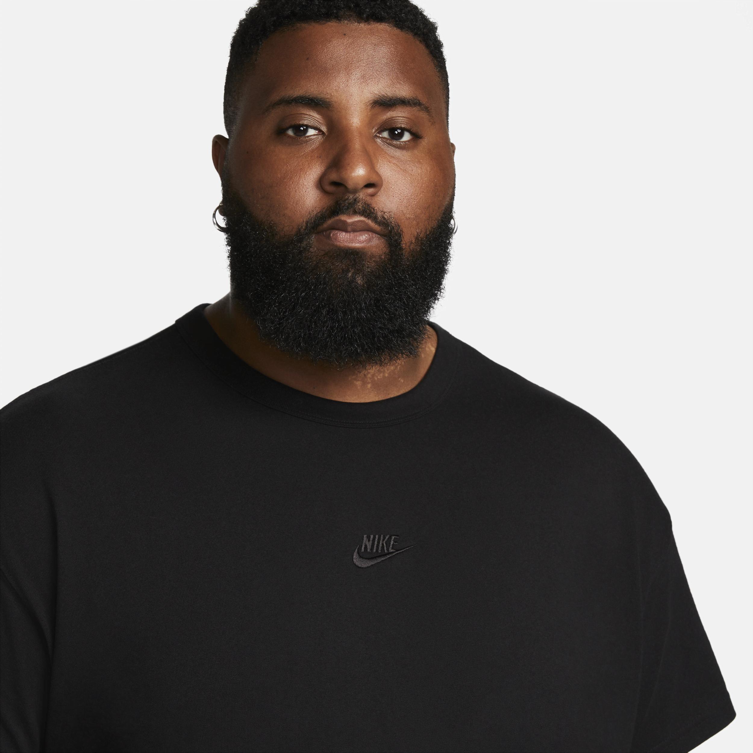 Nike Premium Essentials unisex oversized T-shirt in black Product Image