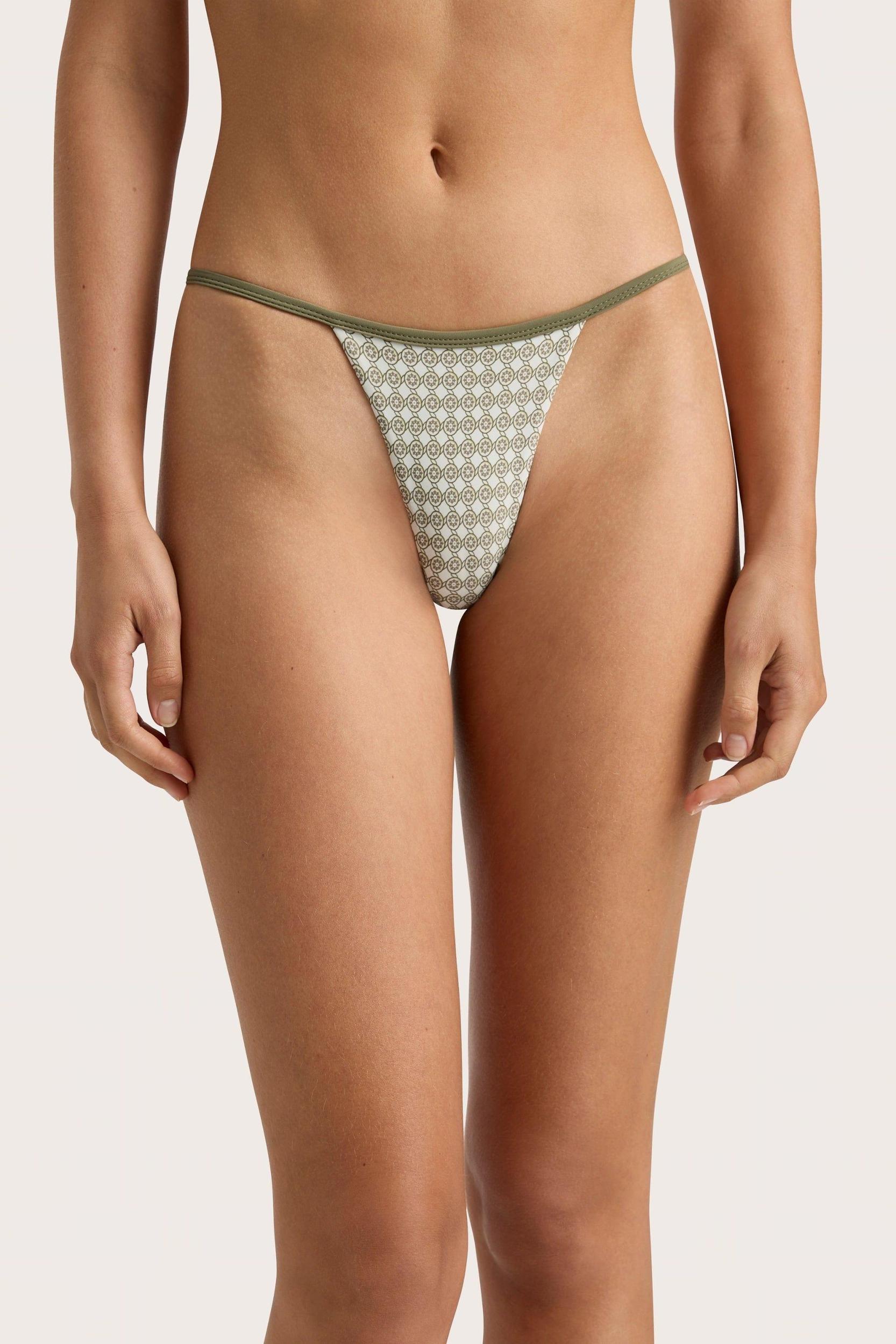Manon Bikini Bottom Oliander Khaki - Final Sale Product Image