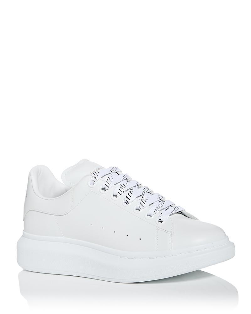 Mens Oversized Leather Platform Sneakers Product Image