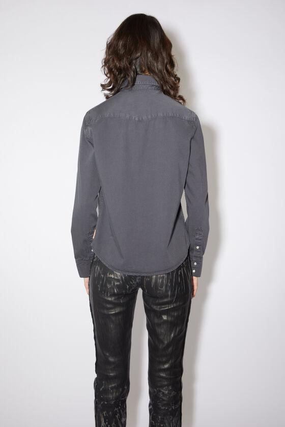 Denim button-up shirt Product Image