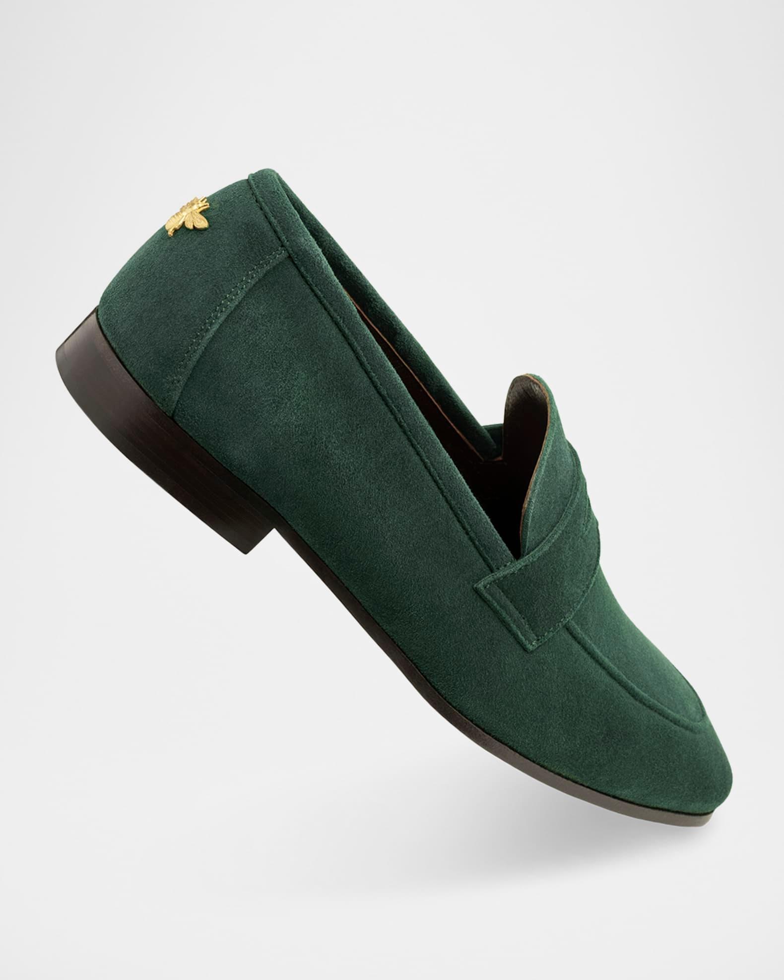Suede Penny Loafers Product Image
