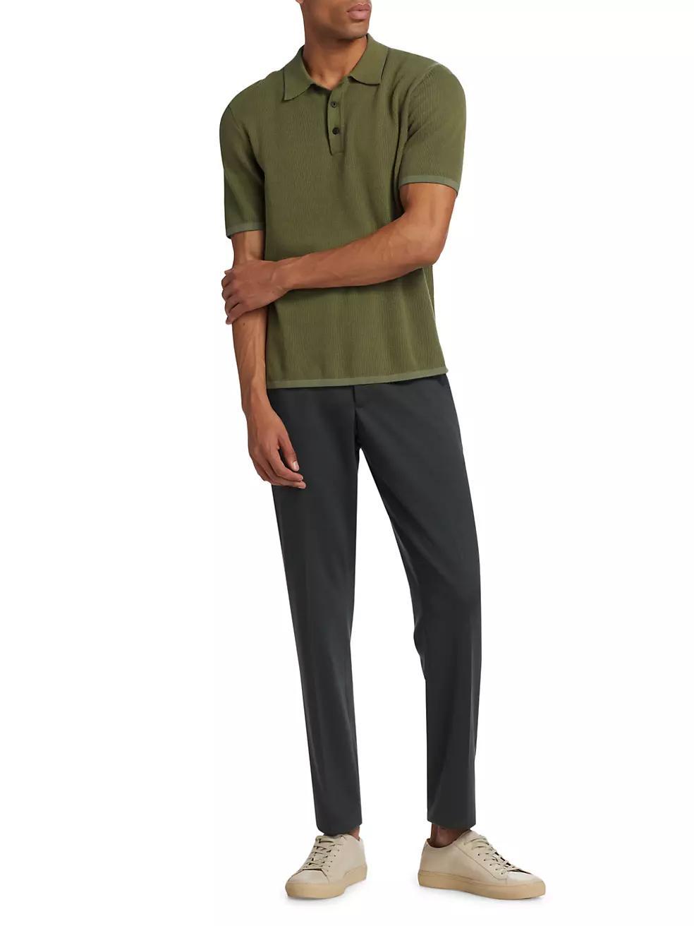 Harvey Knit Polo Shirt Product Image