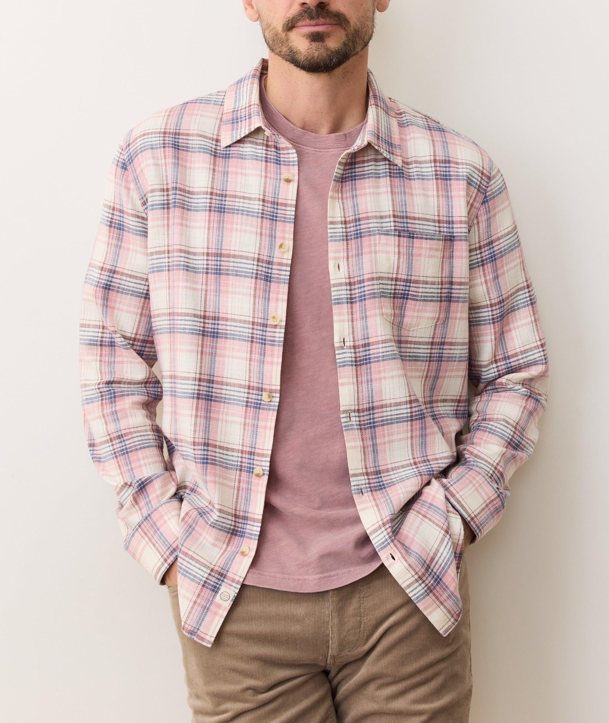Stretch Selvage Long Sleeve Shirt Product Image