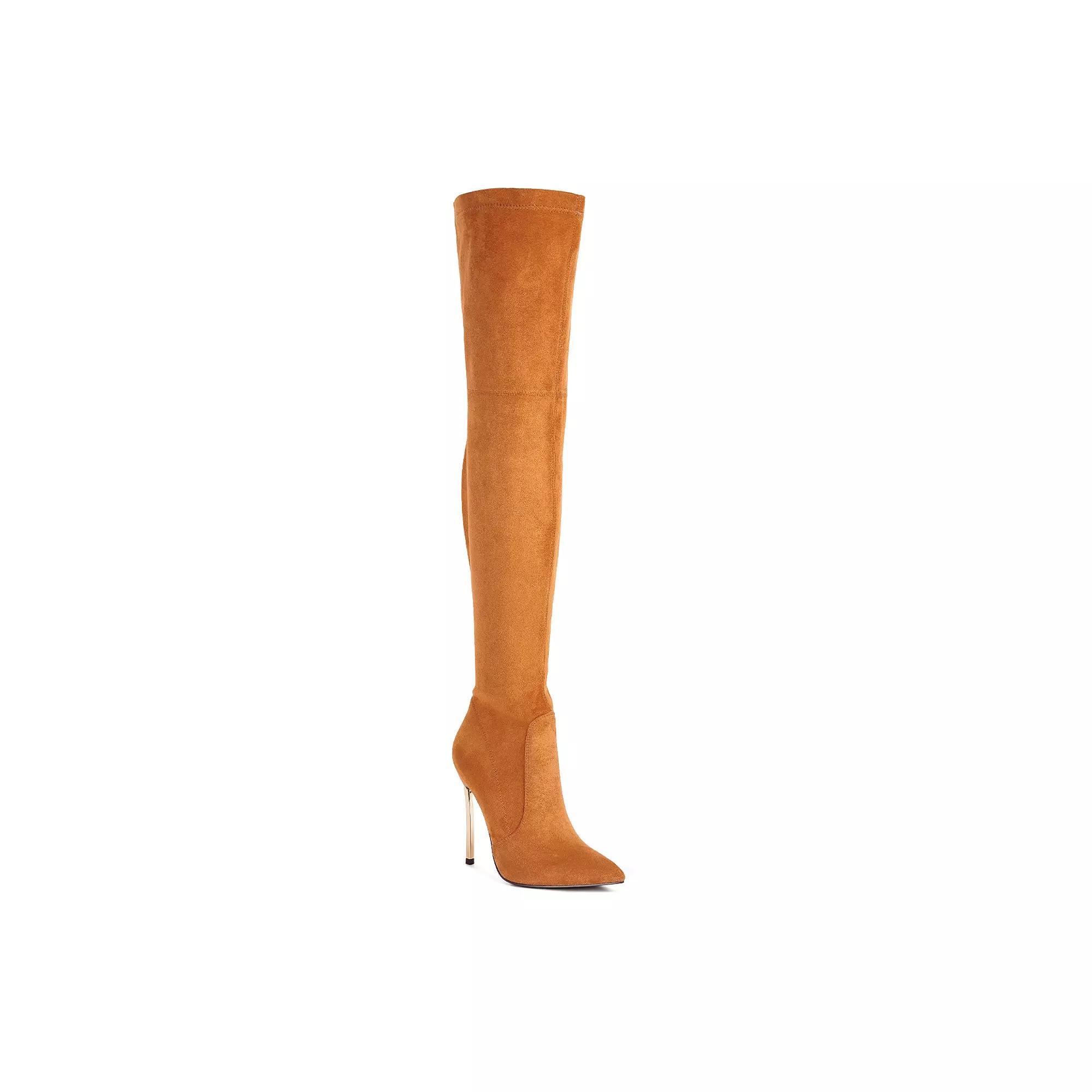 London Rag Women's Thigh-High Boots, Size: 6 Product Image