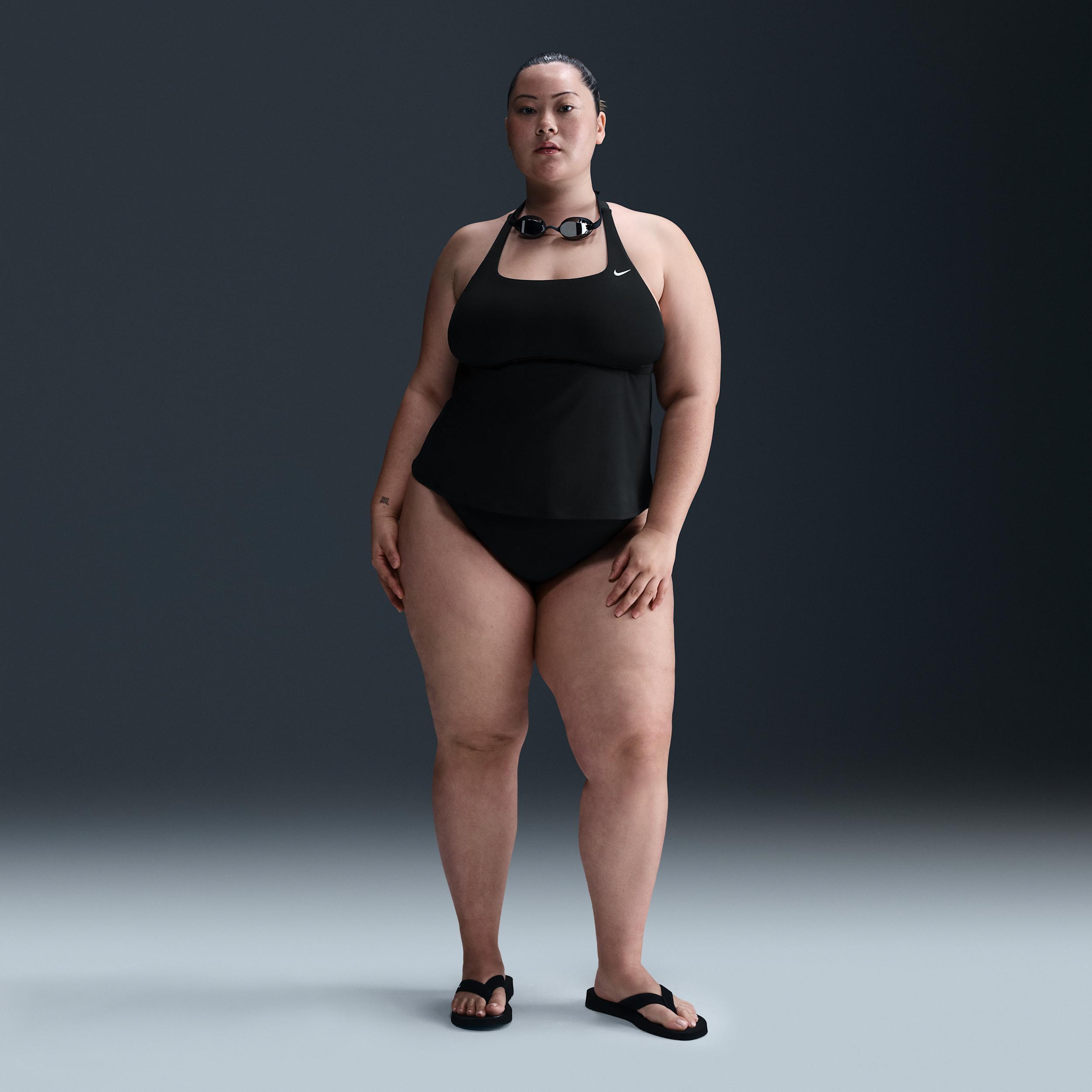Nike Women's Swim Essential Square Neck Tank Topini (Extended Sizing) Product Image