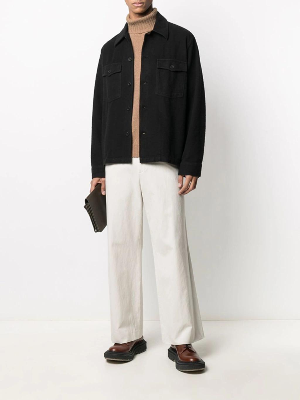 OUR LEGACY Oversized Cotton-moleskin Jacket In Black Product Image