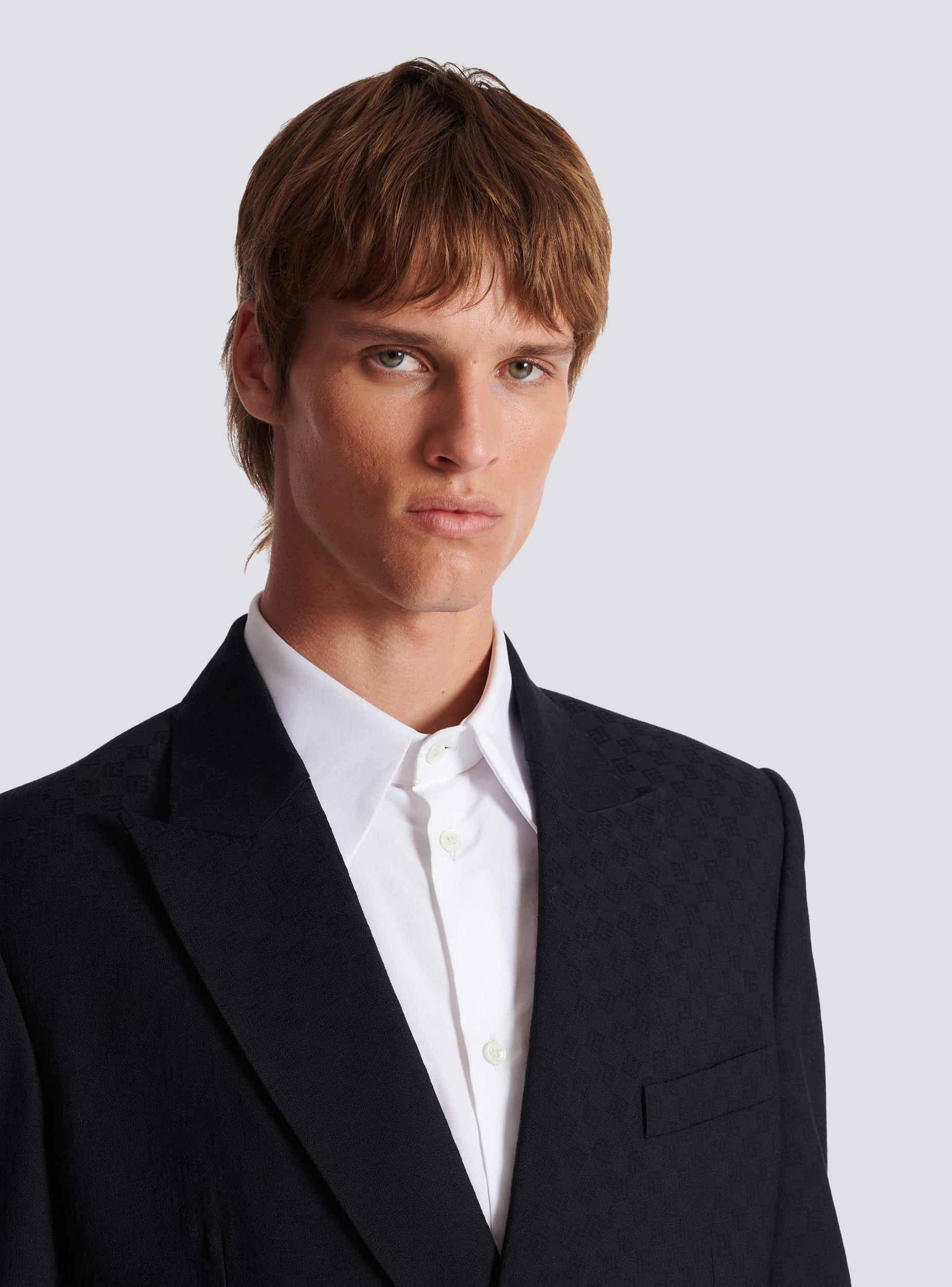 Monogram jacquard blazer Product Image