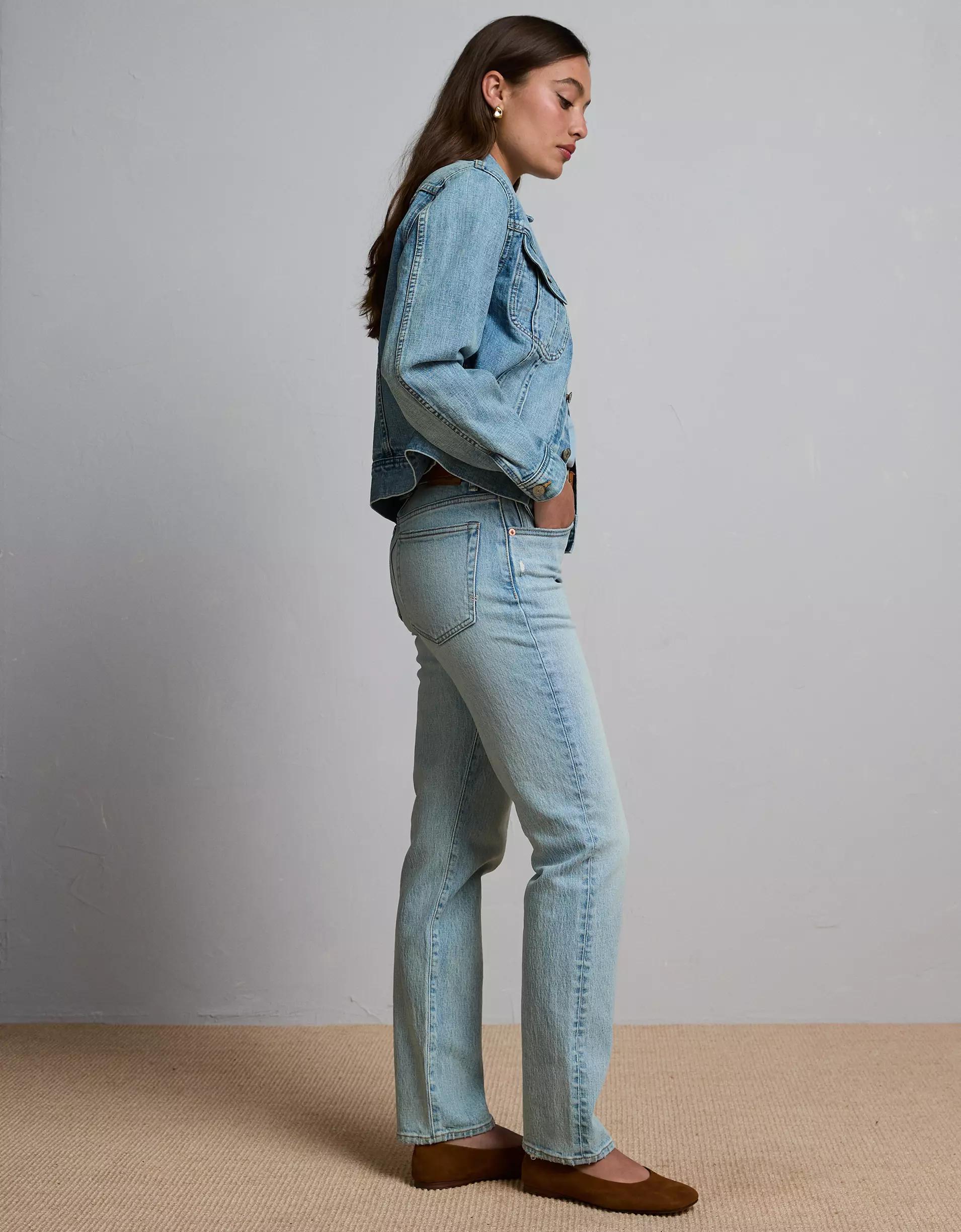 AE77 Premium Vintage Straight Jean Product Image