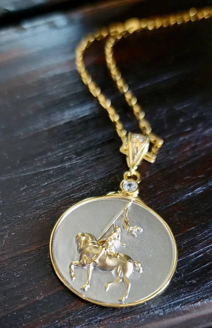 Saints Joan of Arc March Pendant Necklace Product Image