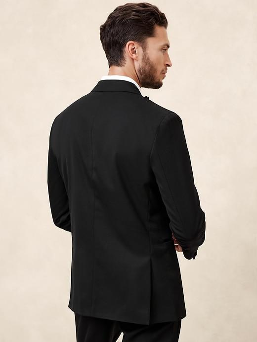 Tailored-Fit Luxe Tuxedo Suit Jacket Product Image