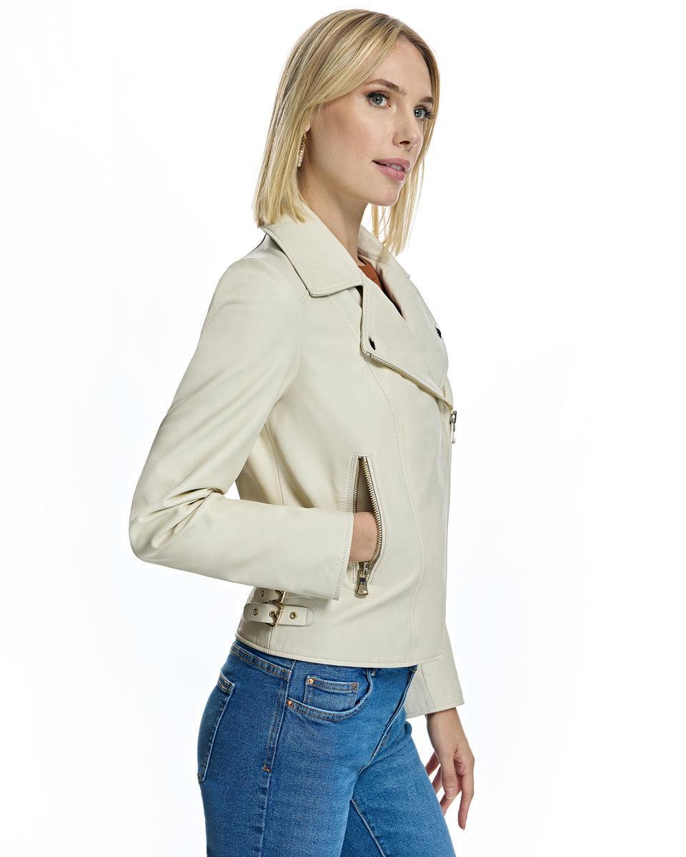 Leather Biker Jacket Product Image