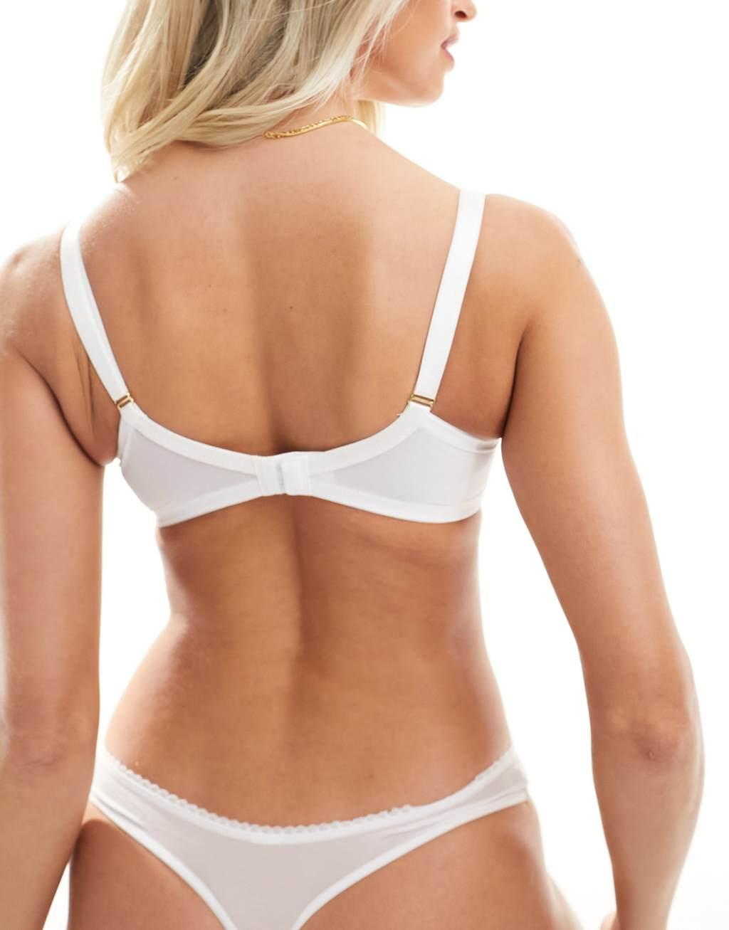 Ann Summers Fuller Bust Sexy Lace non padded plunge bra Product Image