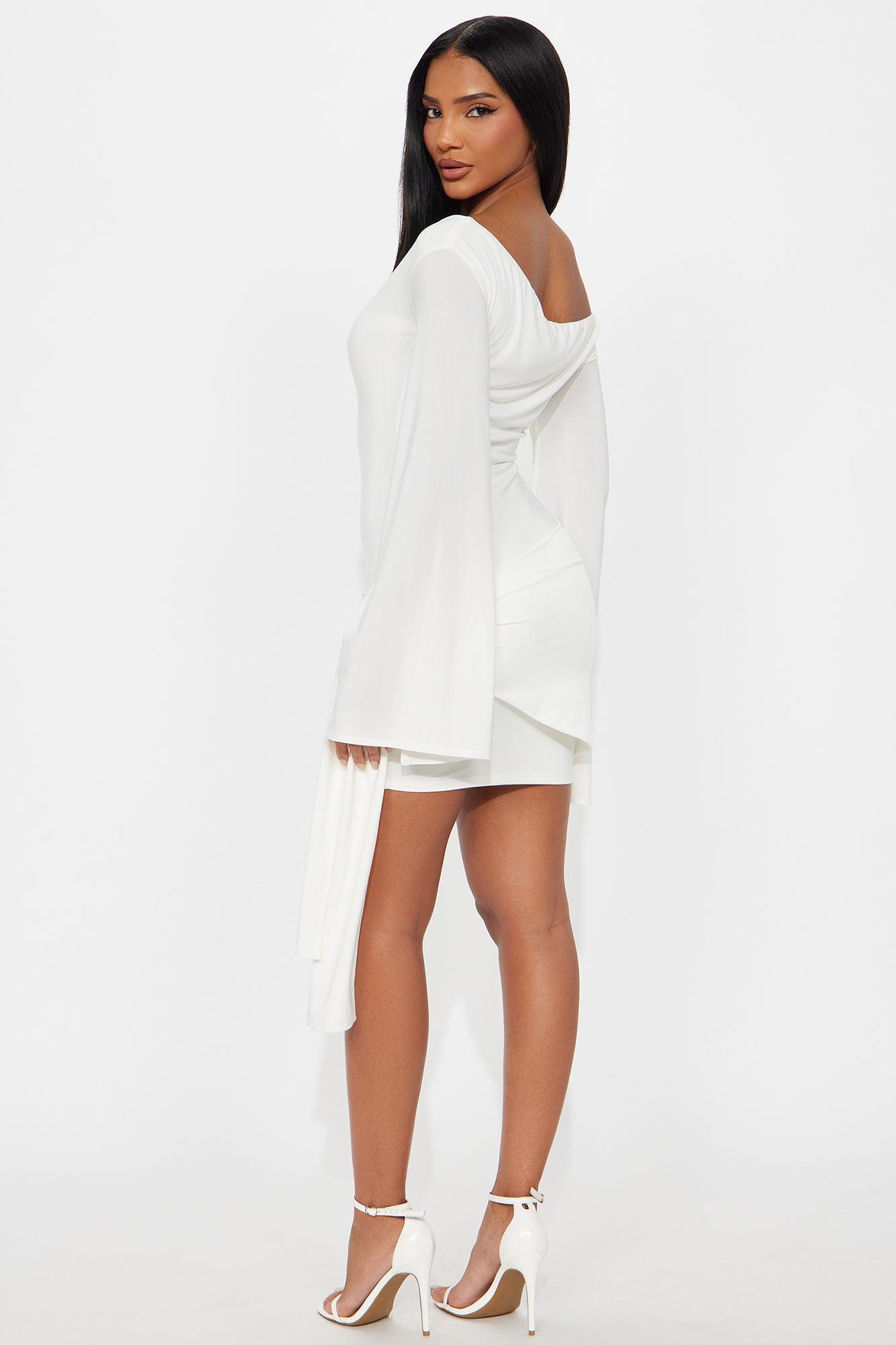 In My Layne Mini Dress - Off White Product Image
