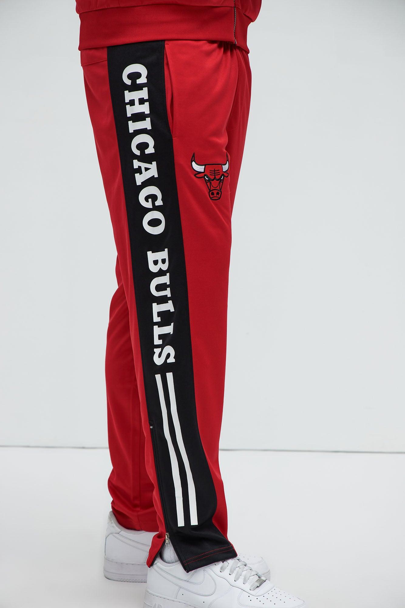 Bulls Stand By Track Pants - Red Product Image