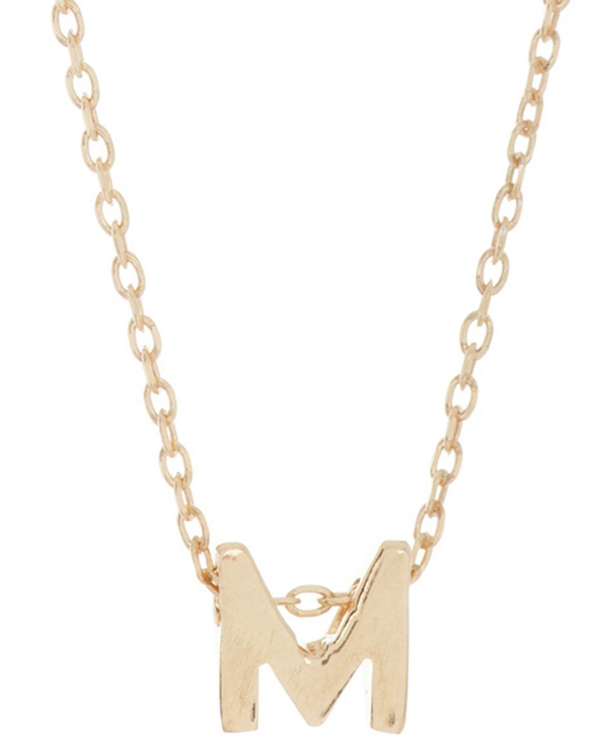 Adornia Mini Initial Pendant Necklace, Women's, Gold Tone H Product Image