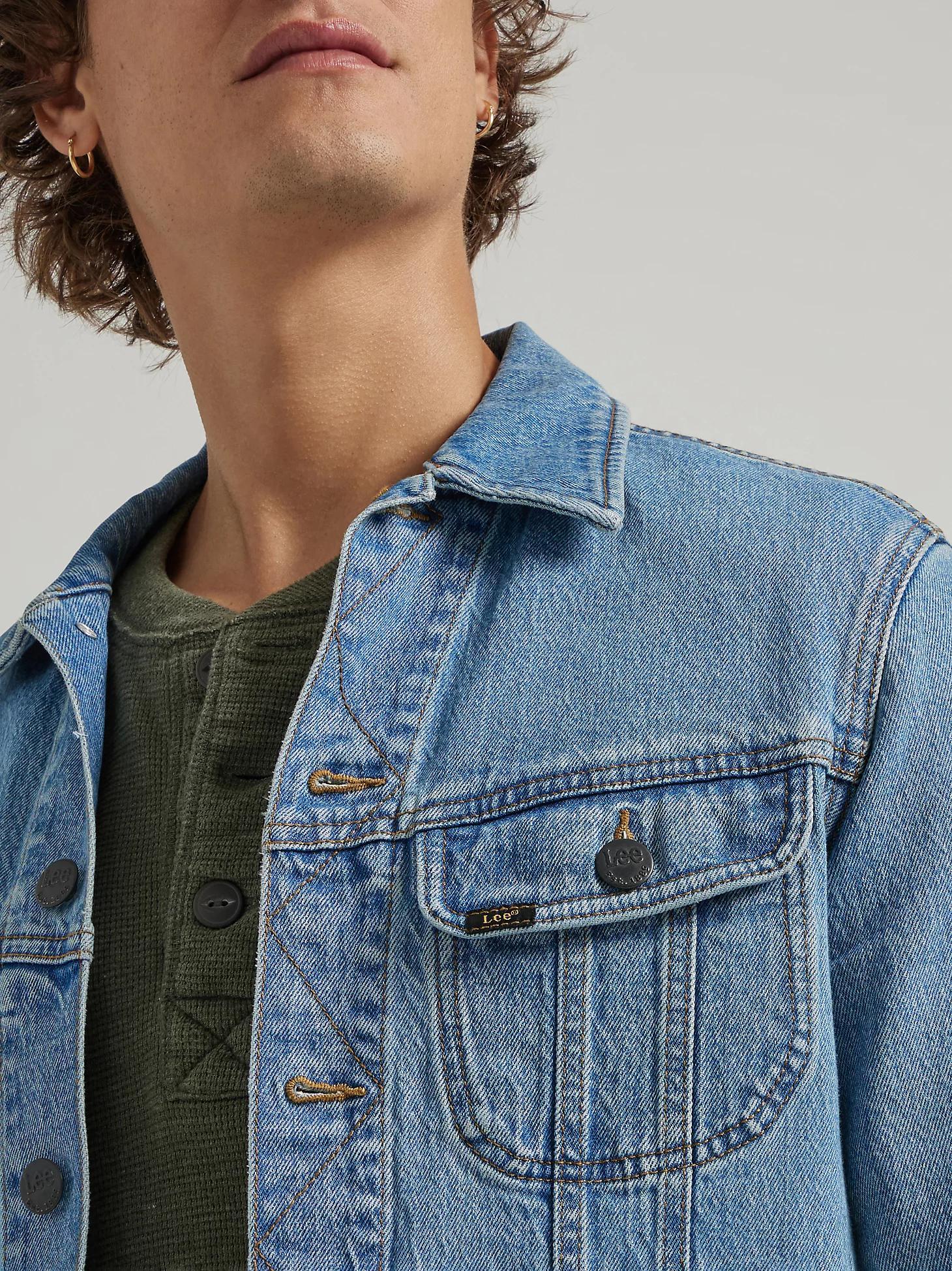 Men's Essential Relaxed Fit Rider™ Jacket | Men's Jackets & Outerwear | Lee® Product Image