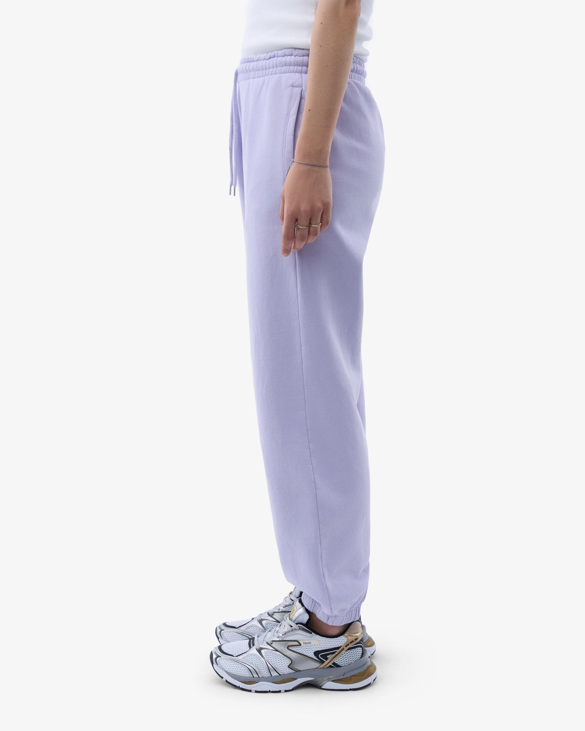 Organic Relaxed Sweatpants - Soft Lavender Product Image