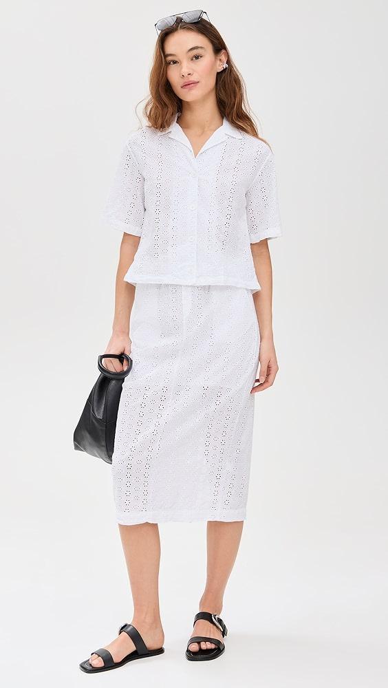 Stateside Eyelit Camp Shirt | Shopbop Product Image