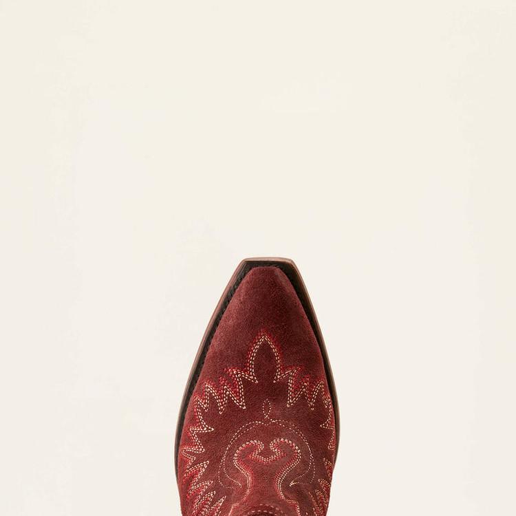 SALE Ariat® Ladies' Merlot Suede Dixon Western Booties Product Image
