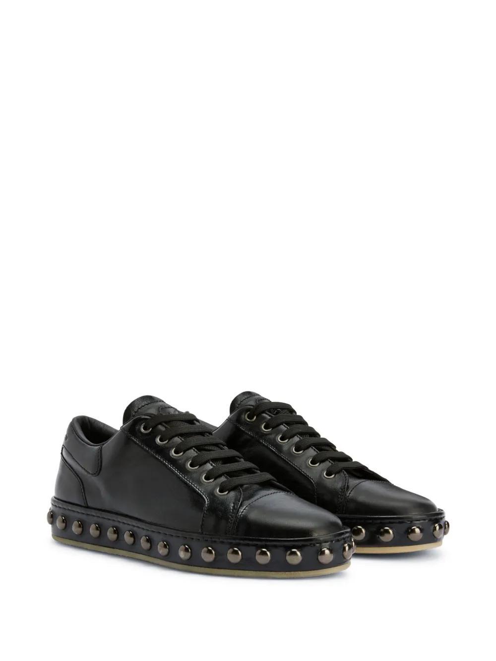City leather sneakers  Product Image