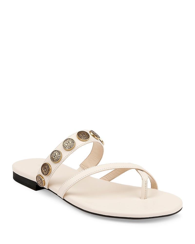 Womens Hanna Leather Slip-On Sandals Product Image