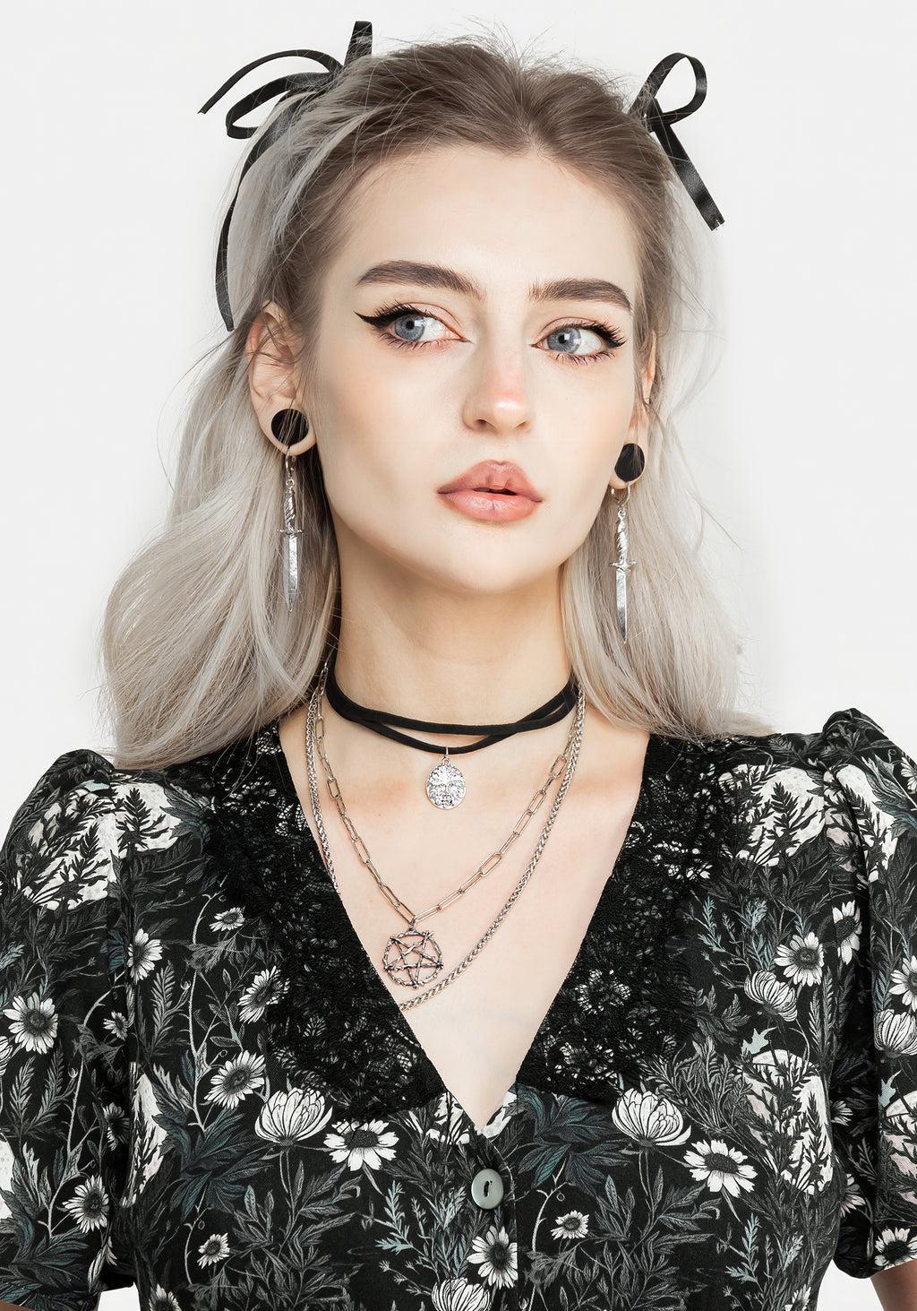 Nightbloom Button Up Midi Dress Product Image