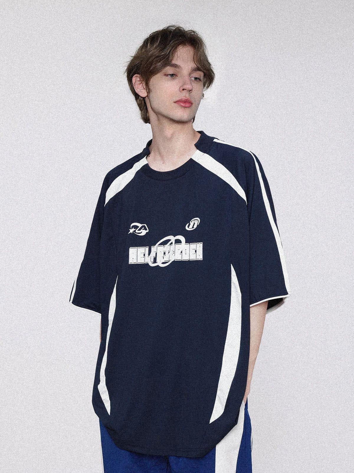 Aelfric Eden Color Block Speedway Tee Product Image
