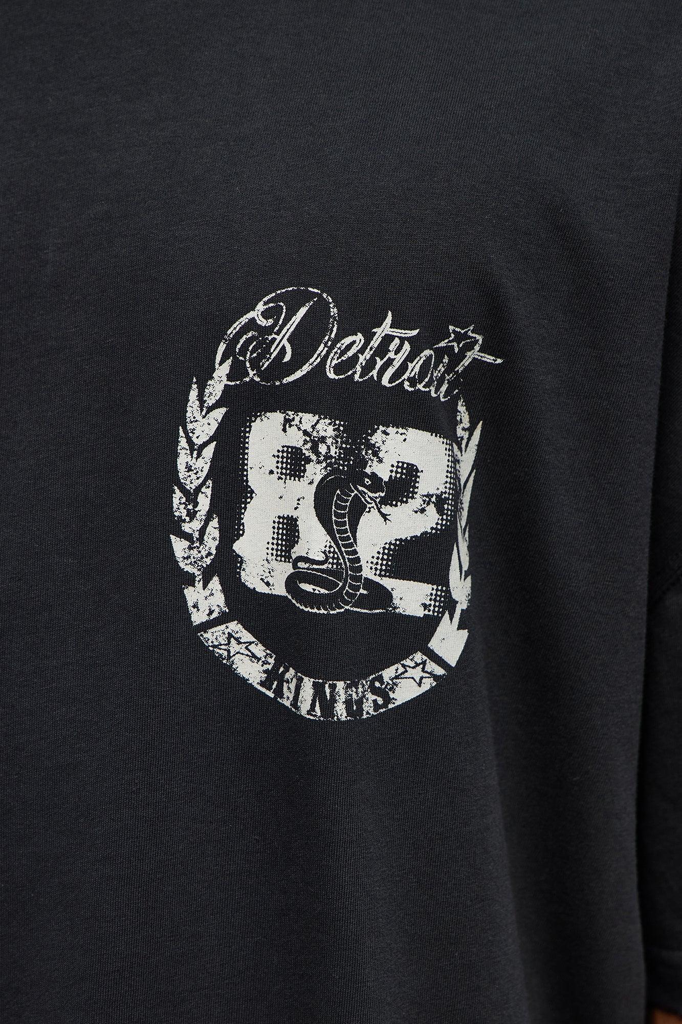 Detroit Dub Oversized Short Sleeve Tee - Black Product Image