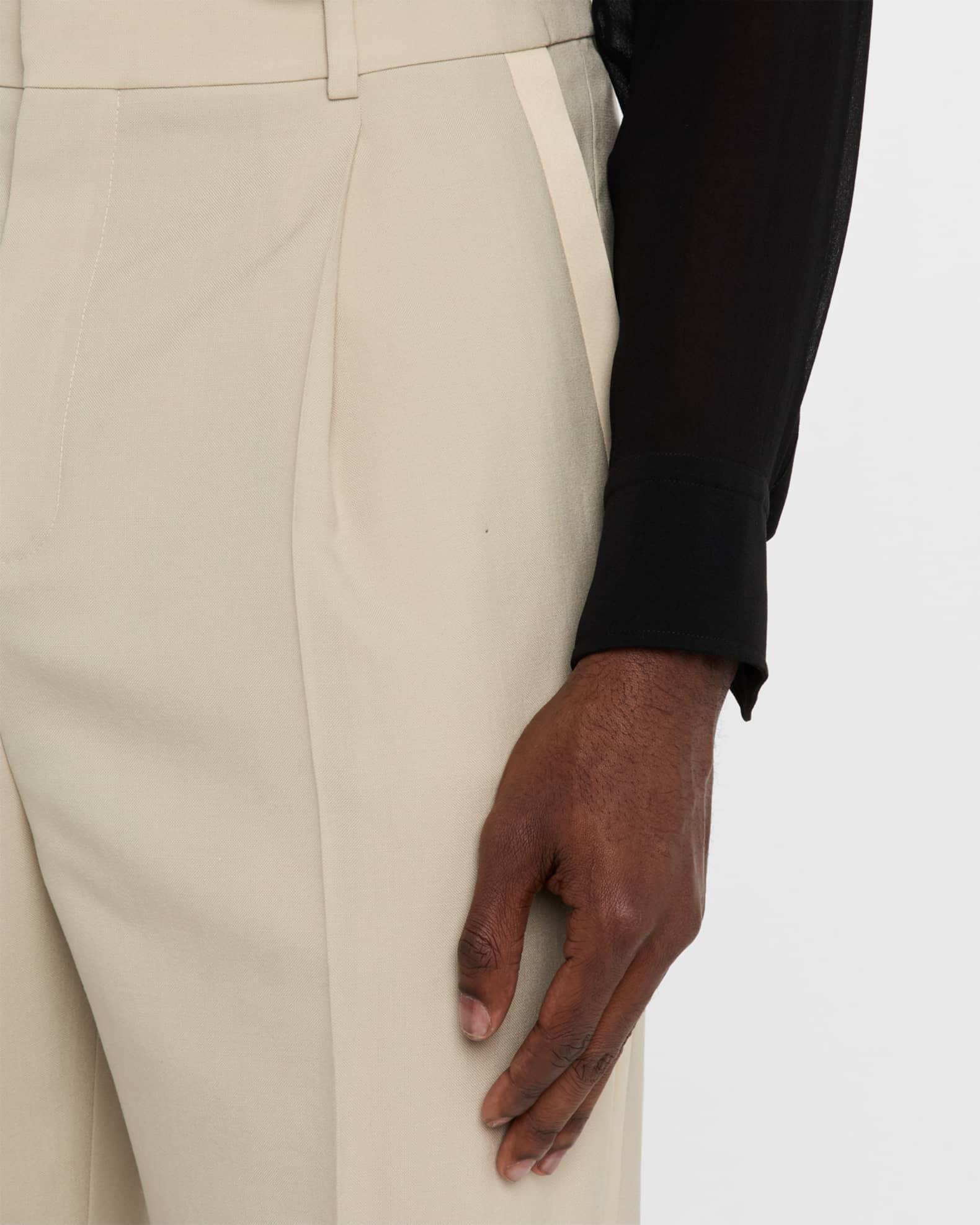 Mens Pleated Tuxedo Pants Product Image