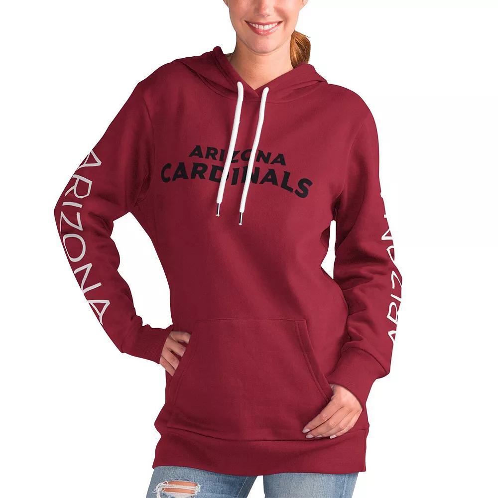 Women's G-III 4Her by Carl Banks Cardinal Arizona Cardinals Extra Inning Pullover Hoodie, Size: 2XL, Red Product Image