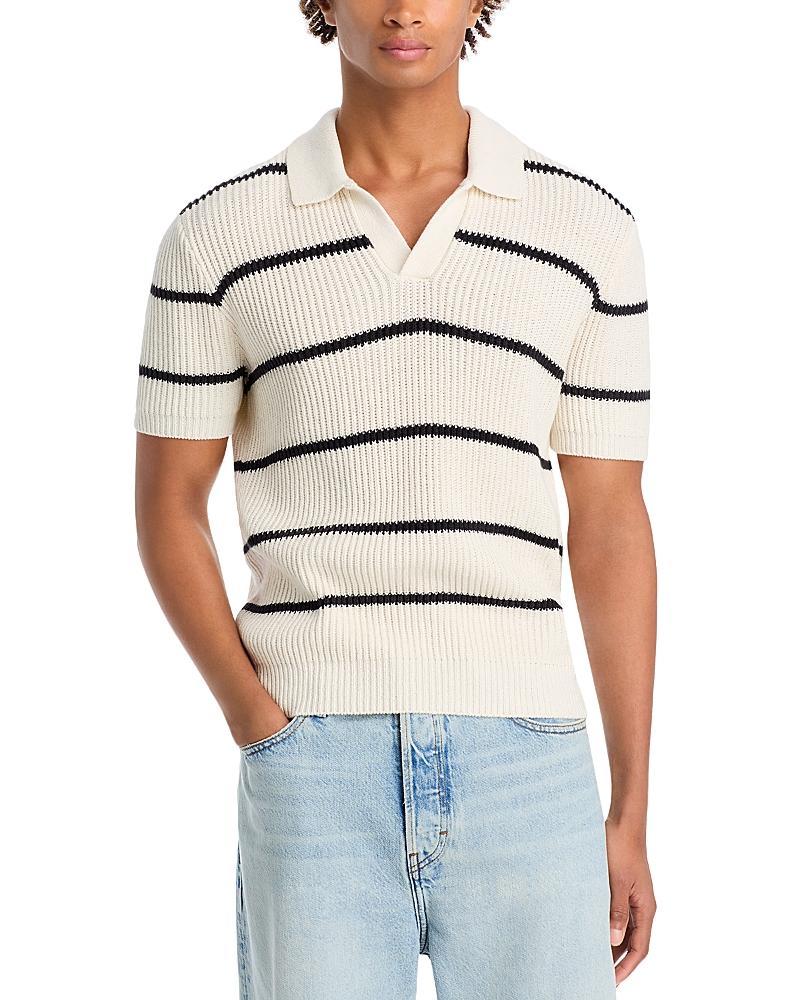Frame Mens Short Sleeve Polo Sweater Product Image