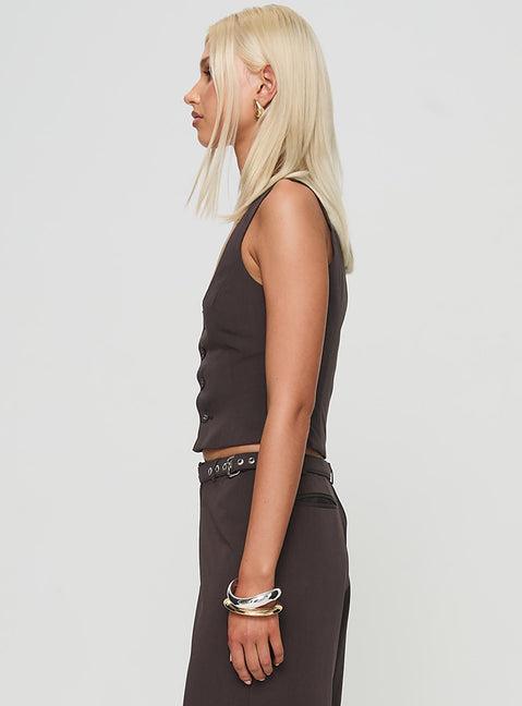 Airi Top Brown Product Image