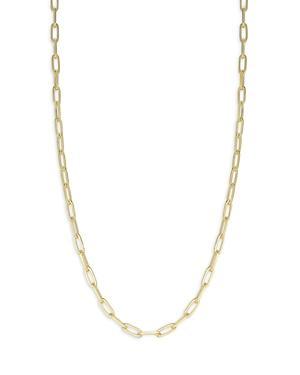 Milanesi And Co 18K Gold Plated Sterling Silver Paperclip Chain Necklace, 24 Product Image