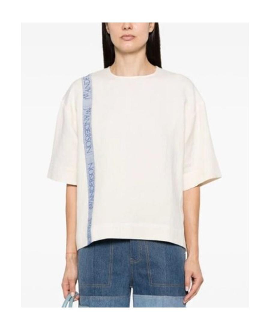 JW ANDERSON Logo Tunic In White Product Image