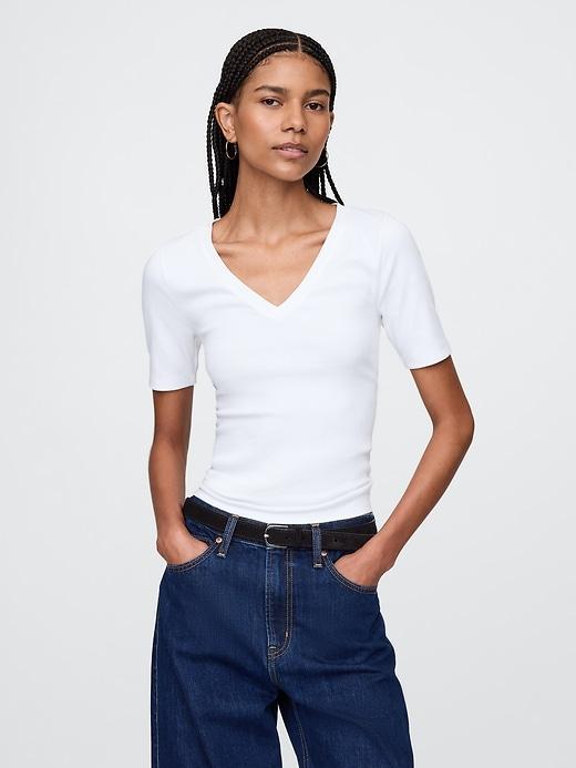 Modern V-Neck T-Shirt Product Image