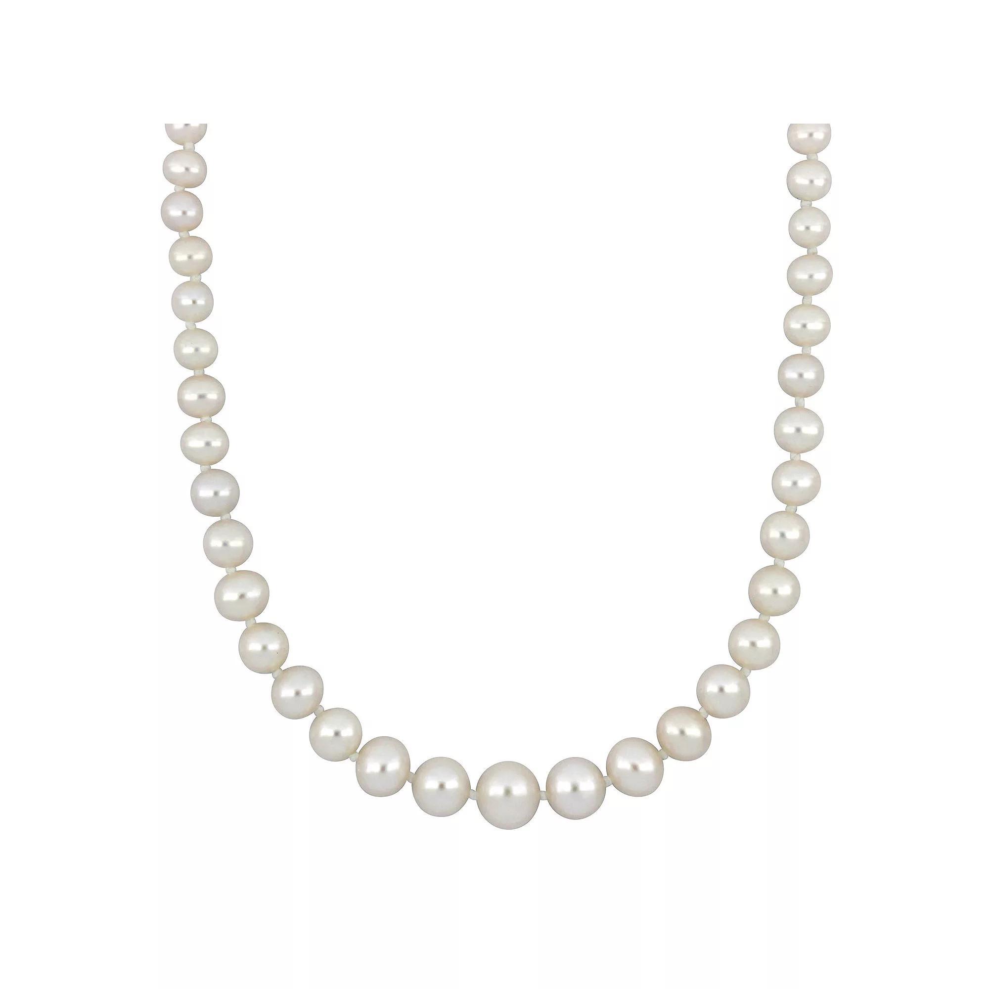 Stella Grace 14k Gold Freshwater Cultured Pearl Strand Necklace, Women's, Size: 18" Product Image