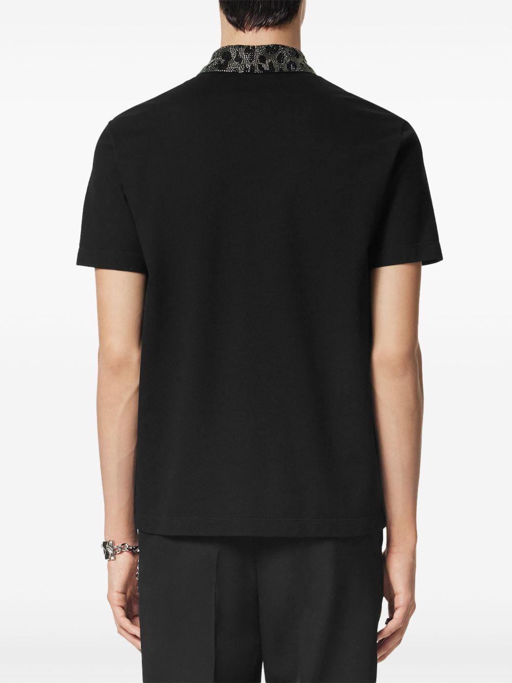 crystal-embellished polo shirt Product Image