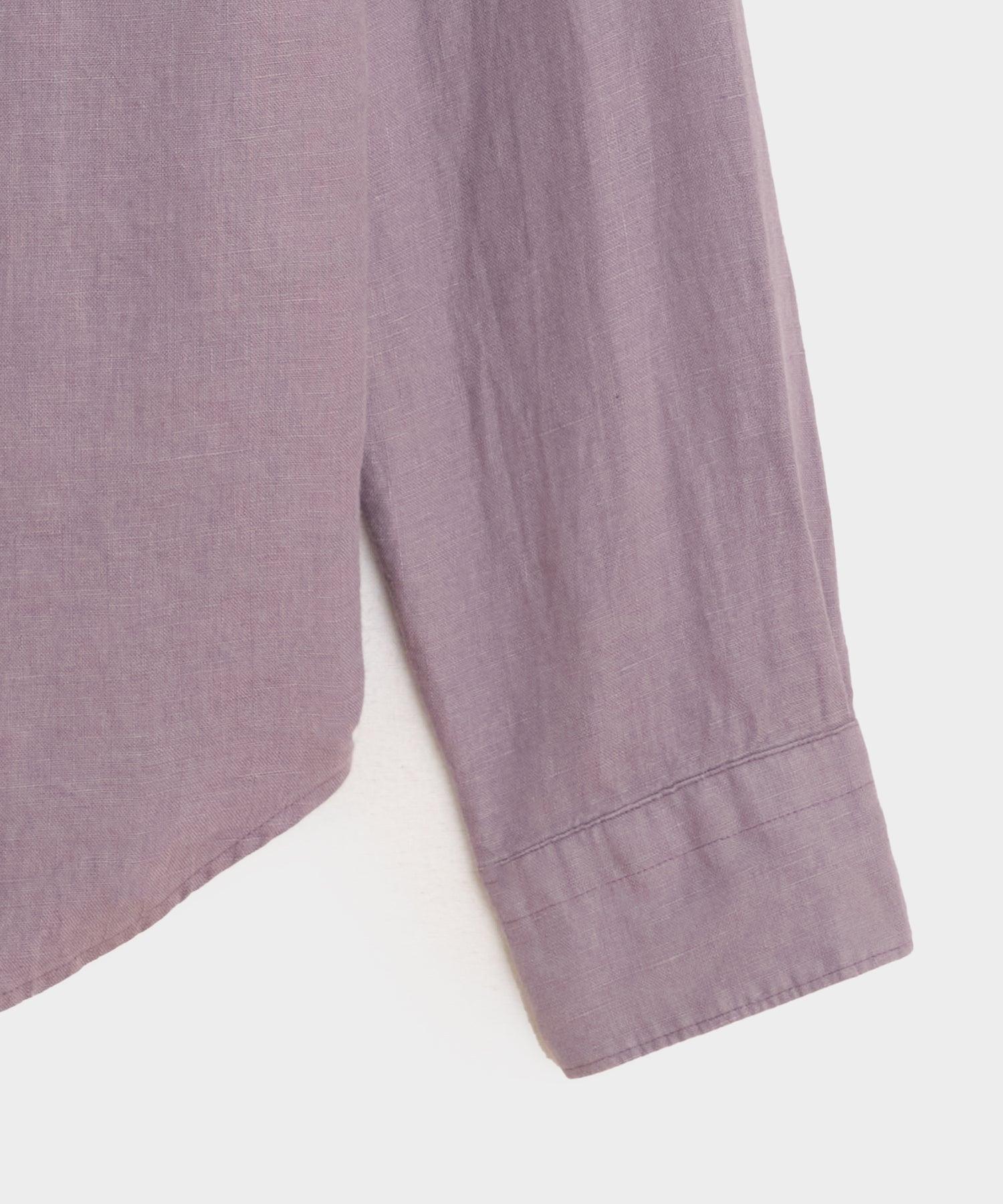 Sea Soft Irish Linen Point Collar Shirt Product Image