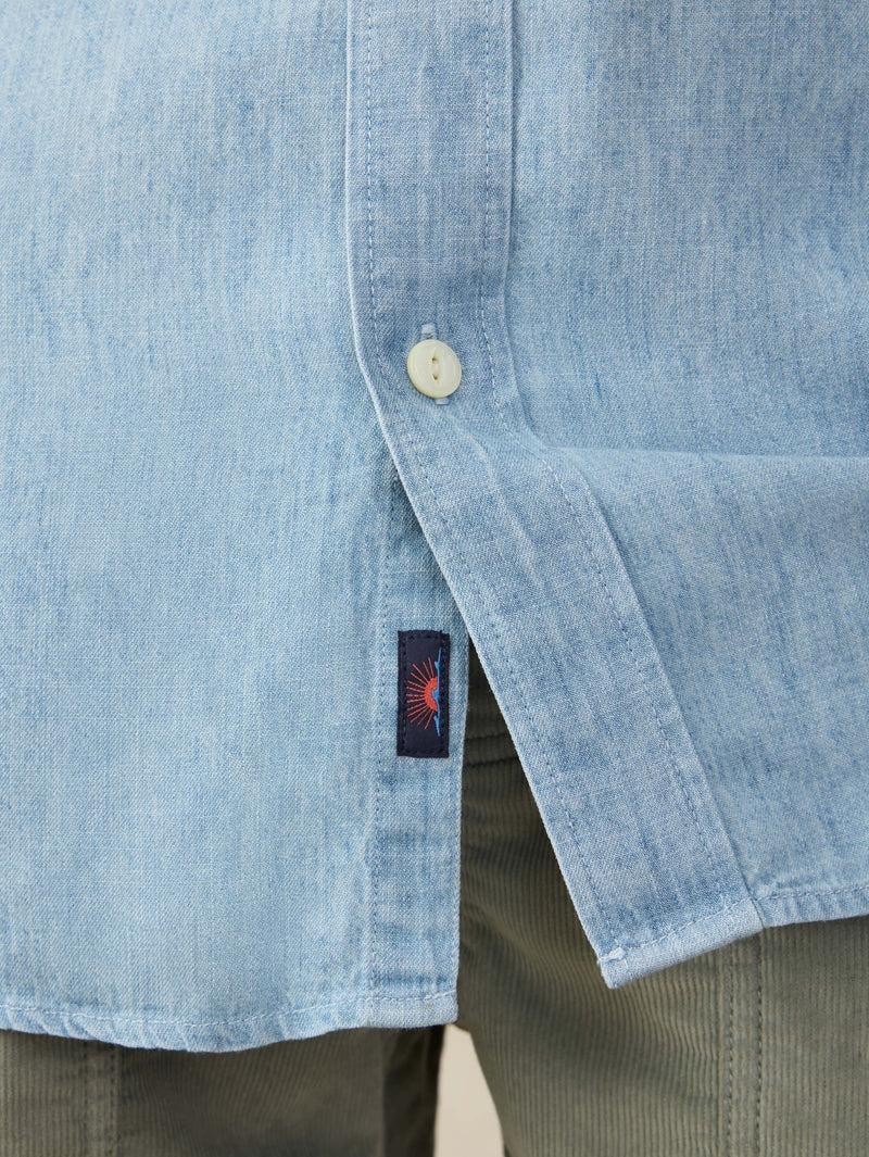 Short-Sleeve Tried and True Chambray Shirt - Vintage Indigo Product Image