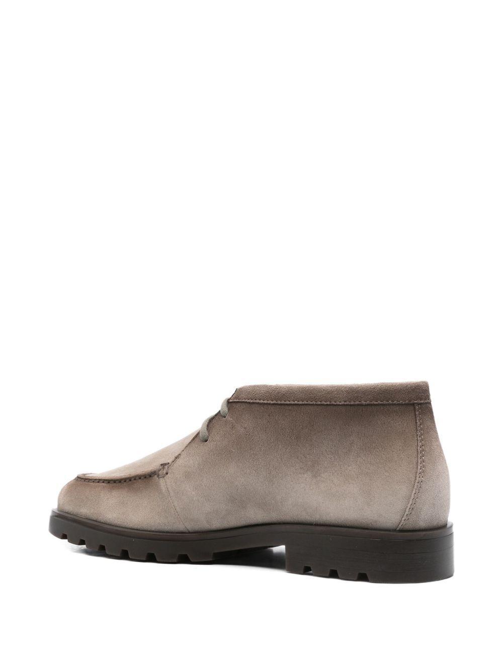 suede lace-up boots Product Image