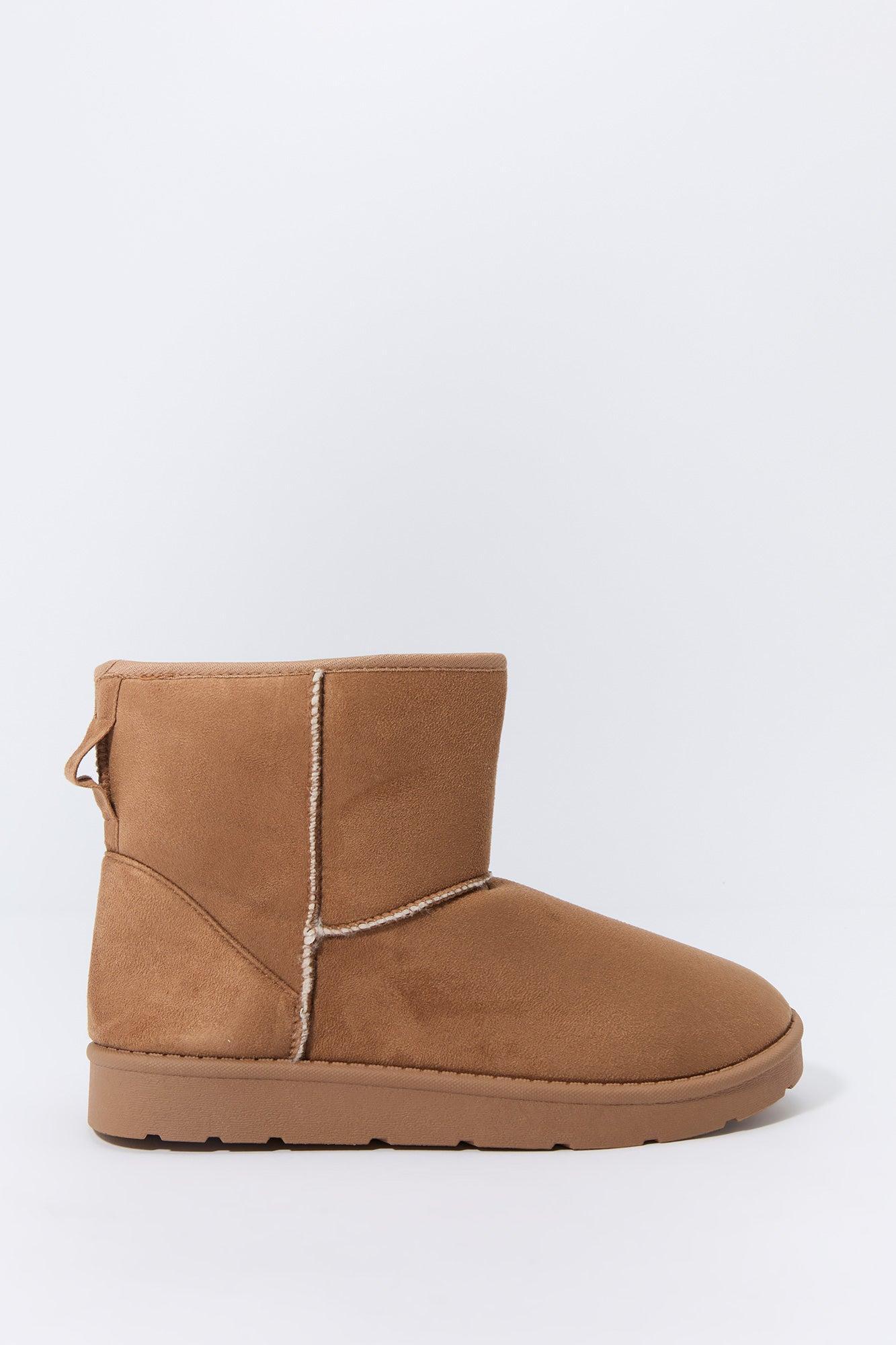 Faux Suede Ankle Booties Female Product Image