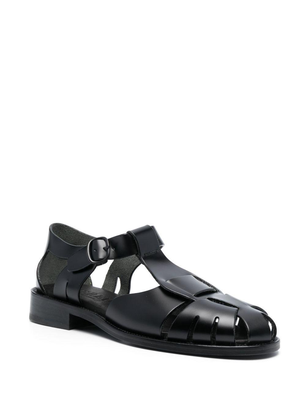 Pesca cut-out leather sandals Product Image