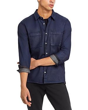 John Varvatos Cole Regular Fit Long Sleeve Shirt W737Z4 (Officer ) Men's Clothing Product Image